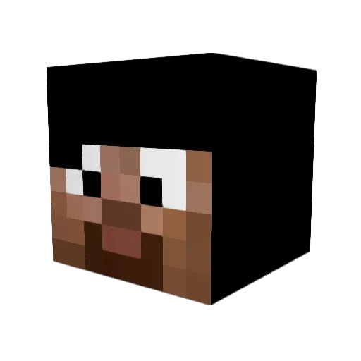 andonyyluis Minecraft avatar head, 3D render