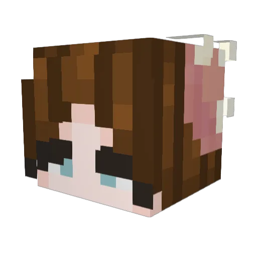 andoreux Minecraft avatar head, 3D render
