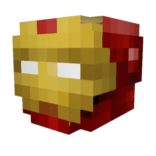 andosgee Minecraft avatar head, 3D render
