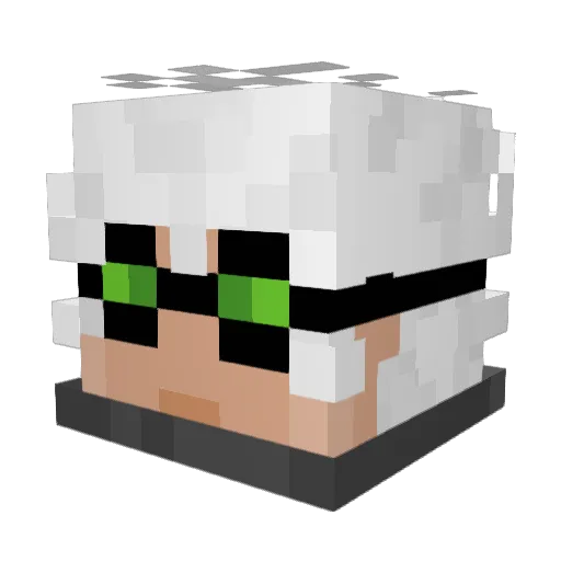 andr1us_ Minecraft avatar head, 3D render