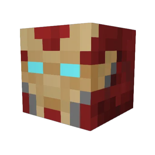 andre_58 Minecraft avatar head, 3D render