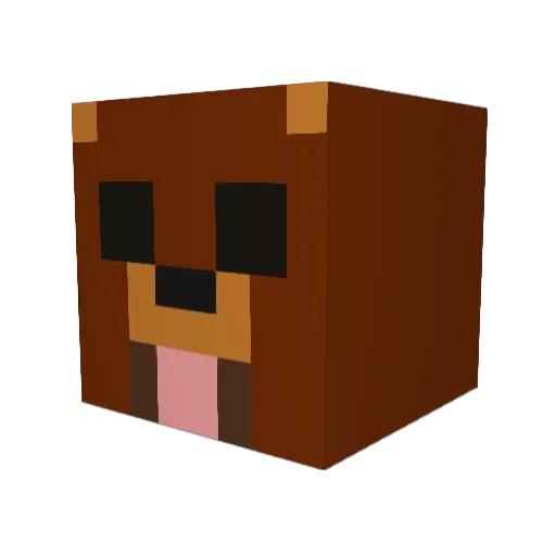 andre_gt3 Minecraft avatar head, 3D render