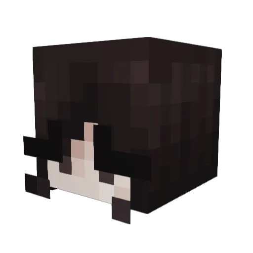 andreamyaa Minecraft avatar head, 3D render