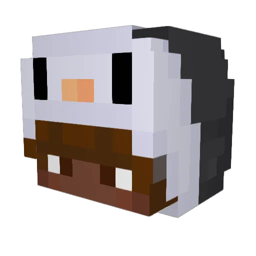 andreas_pedersen Minecraft avatar head, 3D render