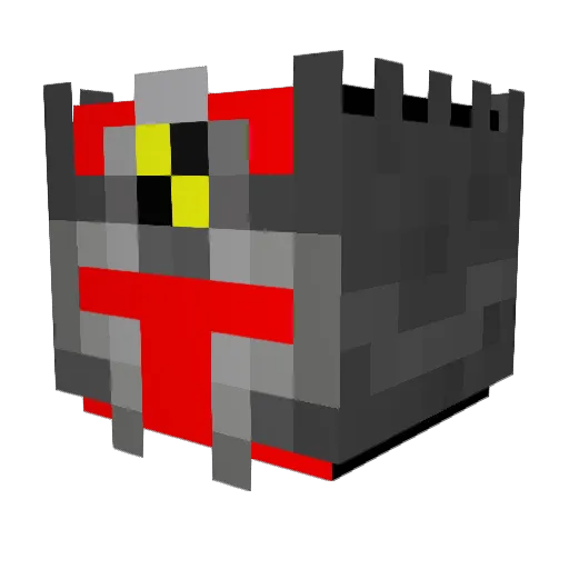 andreasberntsen Minecraft avatar head, 3D render