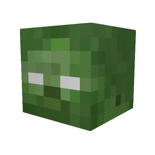 andreastheduck Minecraft avatar head, 3D render