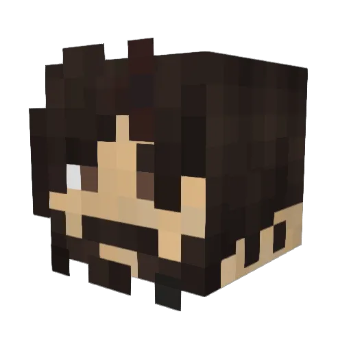 andregp222 Minecraft avatar head, 3D render