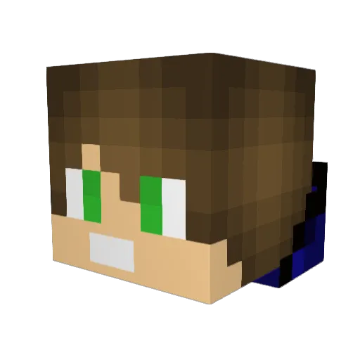 andreiboy01 Minecraft avatar head, 3D render