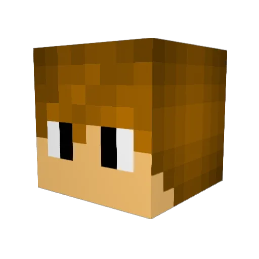 andreisavu Minecraft avatar head, 3D render