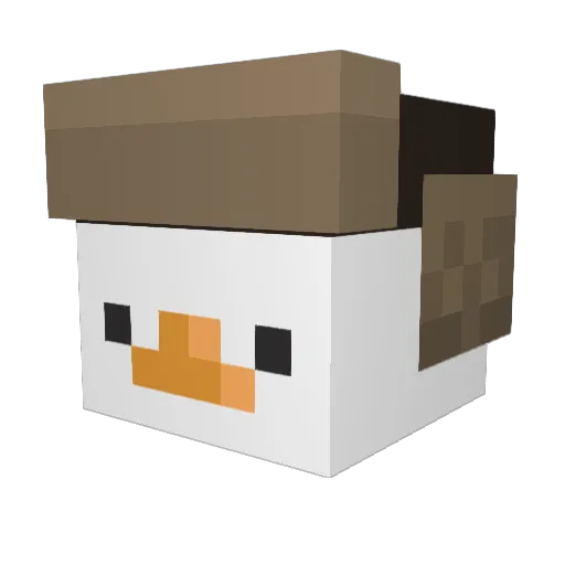andreizaooo Minecraft avatar head, 3D render