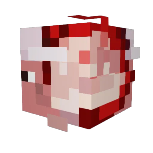 andrescl4tryona Minecraft avatar head, 3D render