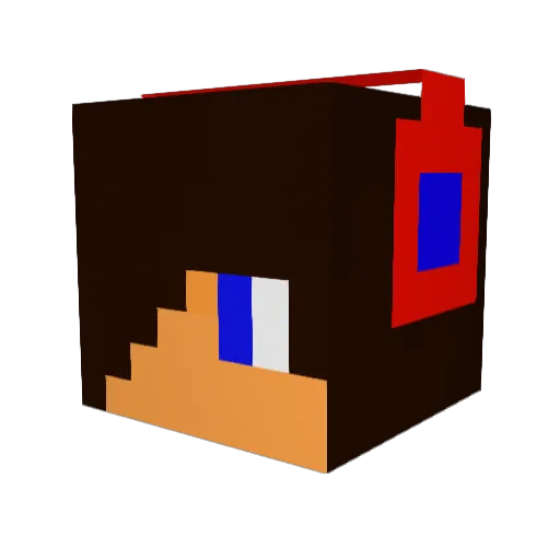 andresv2002 Minecraft avatar head, 3D render