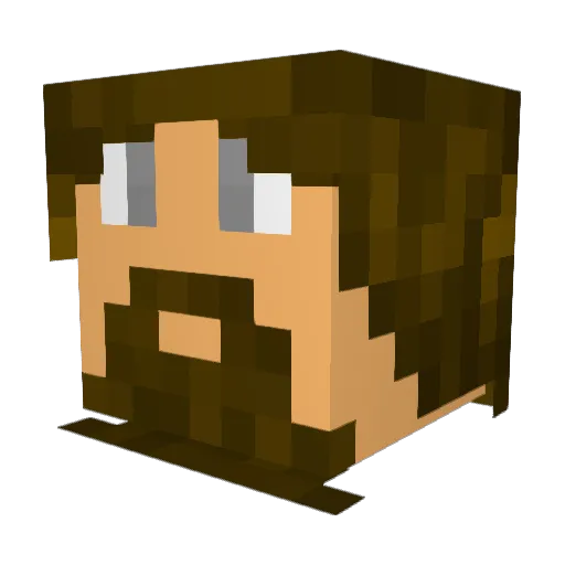 andrew419 Minecraft avatar head, 3D render