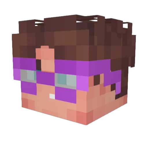 andrew9914 Minecraft avatar head, 3D render