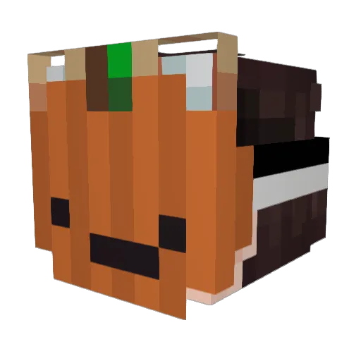 andrew_ax Minecraft avatar head, 3D render