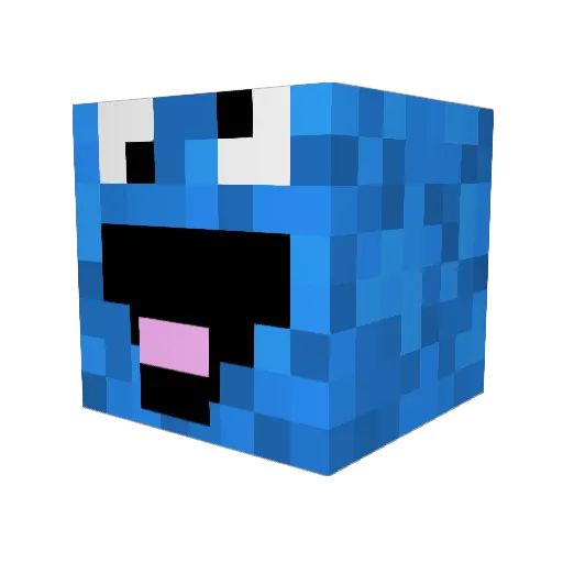 andrew_ike Minecraft avatar head, 3D render