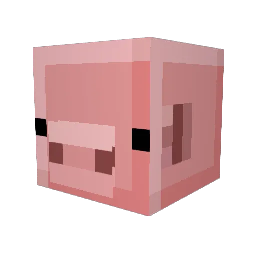 andrewhh Minecraft avatar head, 3D render