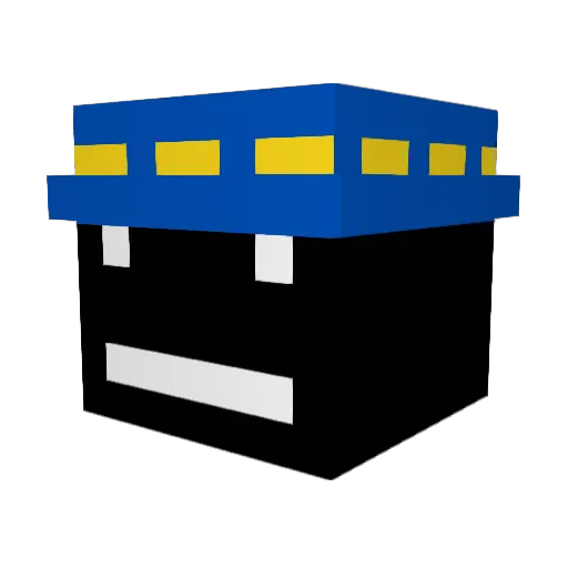 andrewikeaa Minecraft avatar head, 3D render