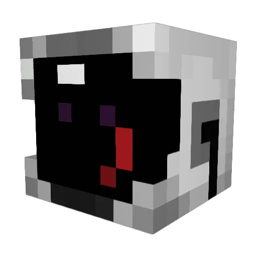 andrewism Minecraft avatar head, 3D render