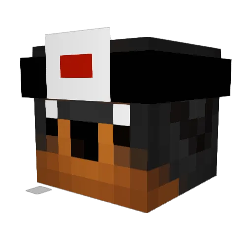 andrewkim001 Minecraft avatar head, 3D render