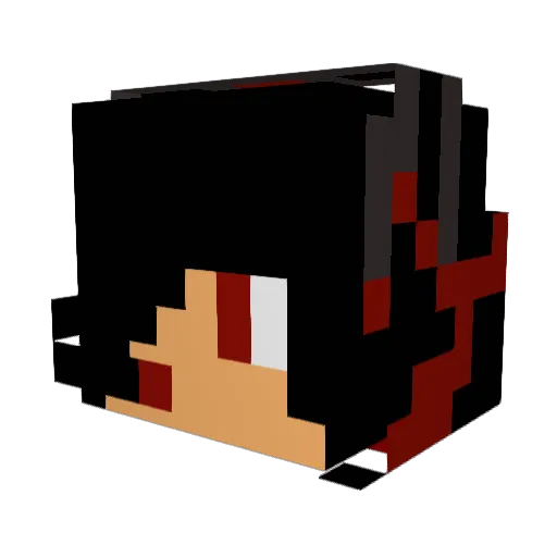 andrewlxix Minecraft avatar head, 3D render