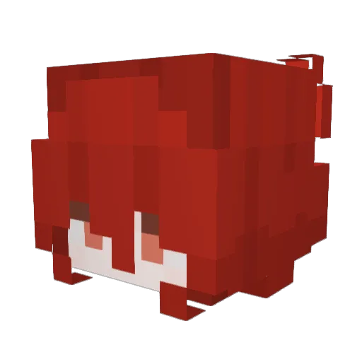 andrewnextdoor Minecraft avatar head, 3D render