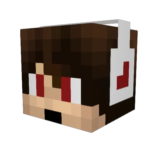 andrewocampo Minecraft avatar head, 3D render