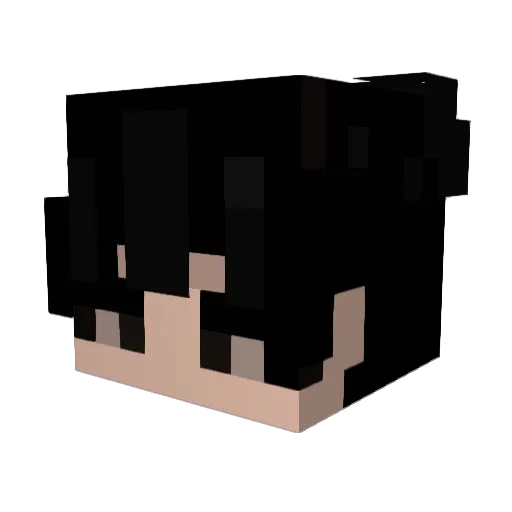 andrewonR Minecraft avatar head, 3D render