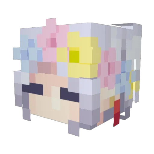 andrewostt Minecraft avatar head, 3D render