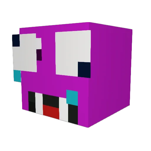 andrewww121 Minecraft avatar head, 3D render