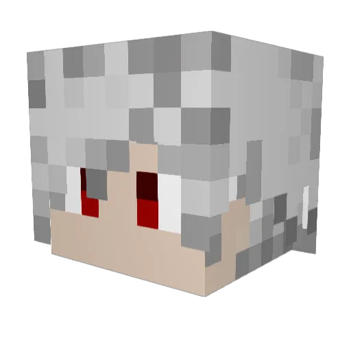 andrex023 Minecraft avatar head, 3D render