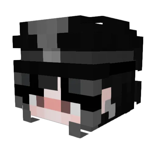 andreysz Minecraft avatar head, 3D render