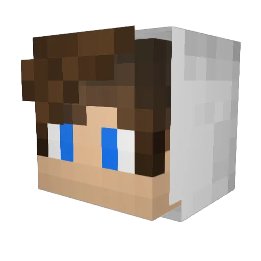 andrezinhosouza Minecraft avatar head, 3D render