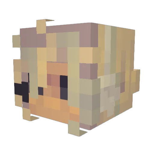 andrii_ch_ Minecraft avatar head, 3D render