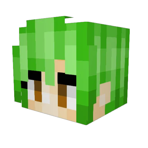 andrija100 Minecraft avatar head, 3D render