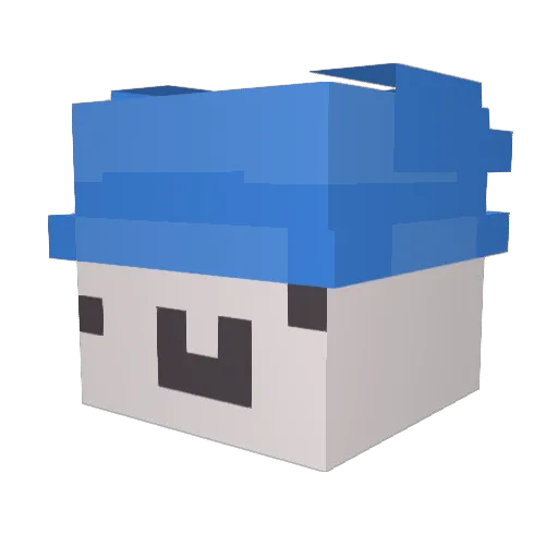 andrijapop17 Minecraft avatar head, 3D render