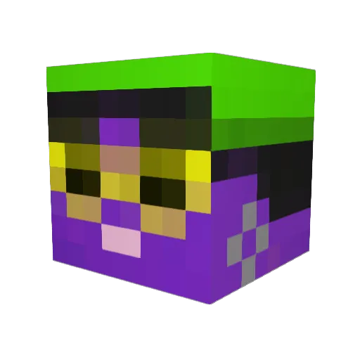 androiid15 Minecraft avatar head, 3D render