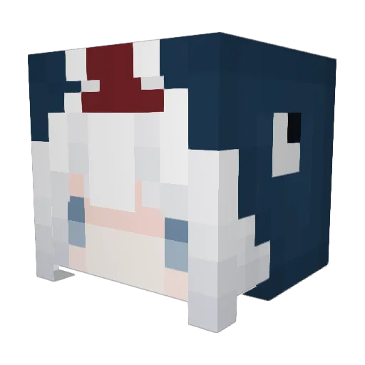 andromeda1122 Minecraft avatar head, 3D render