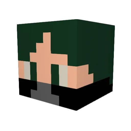 androzzz Minecraft avatar head, 3D render