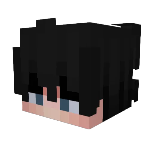 andrsgz Minecraft avatar head, 3D render