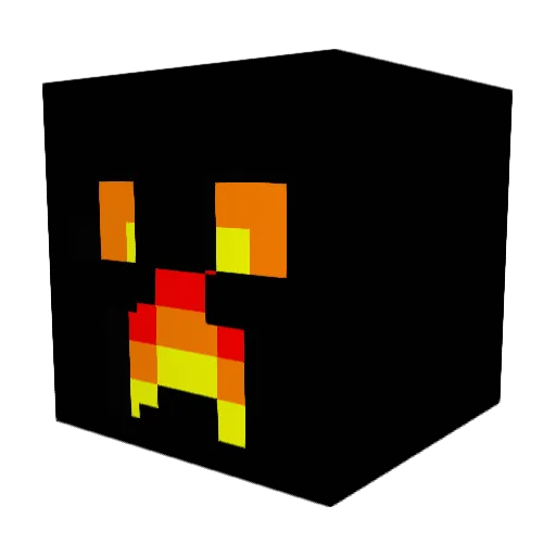 andrusca22 Minecraft avatar head, 3D render