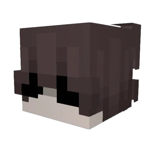 andruy Minecraft avatar head, 3D render