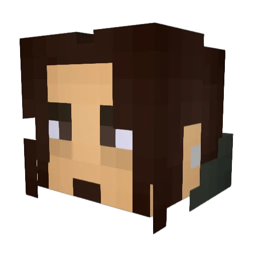 andrxmeda06 Minecraft avatar head, 3D render