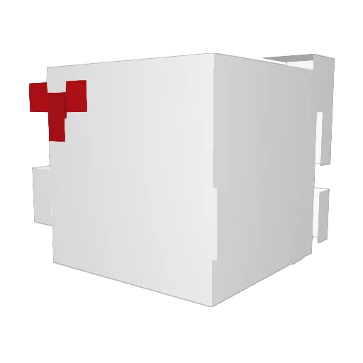 andrxzy Minecraft avatar head, 3D render