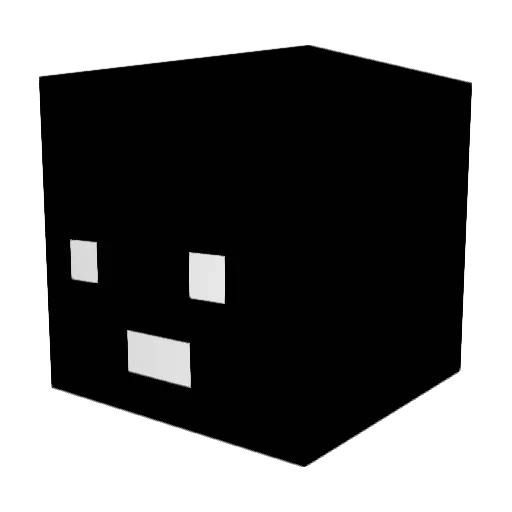 andwent Minecraft avatar head, 3D render