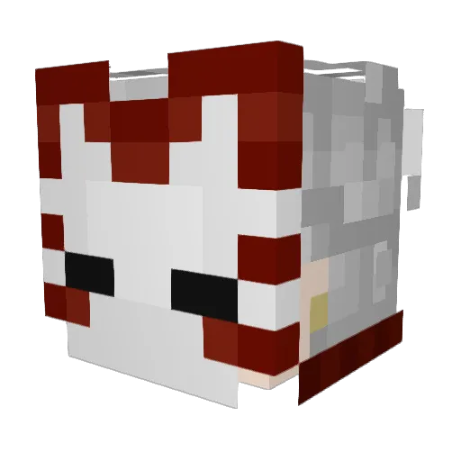 andweu Minecraft avatar head, 3D render