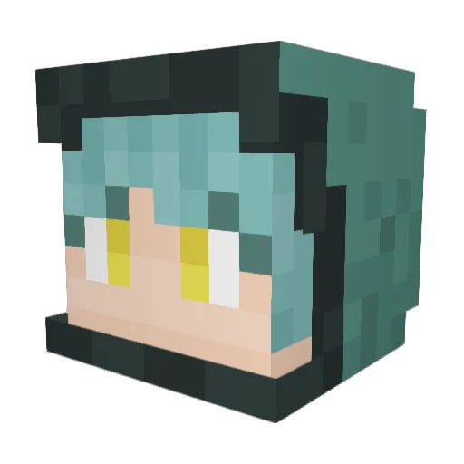 andy200213 Minecraft avatar head, 3D render