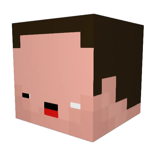 andy2883 Minecraft avatar head, 3D render