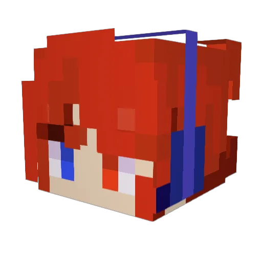 andy8686 Minecraft avatar head, 3D render