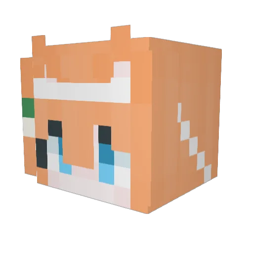 andy_pa_ Minecraft avatar head, 3D render